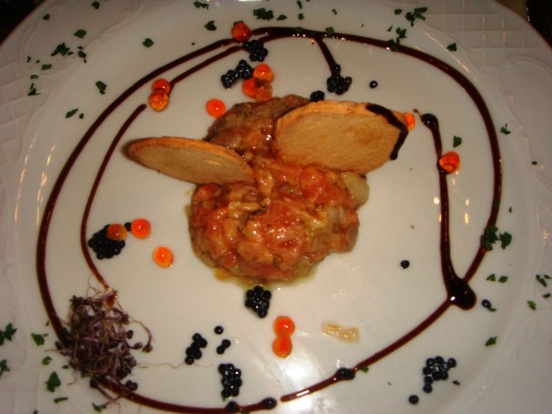 Tartar de salmón salvaje - Café d´en Victor